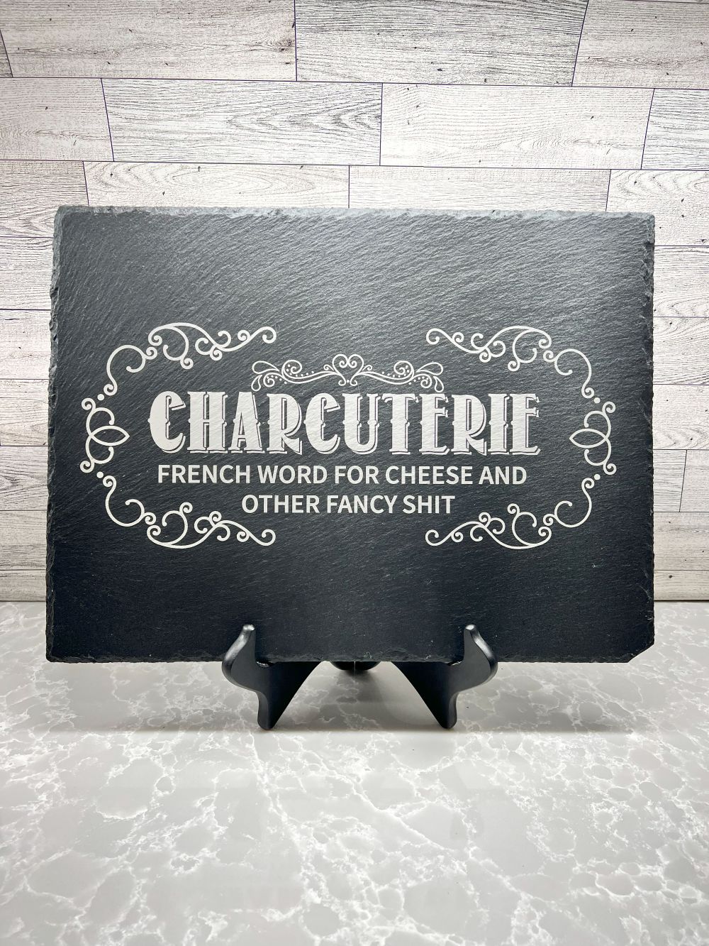 Slate Charcuterie Board "Charcuterie"