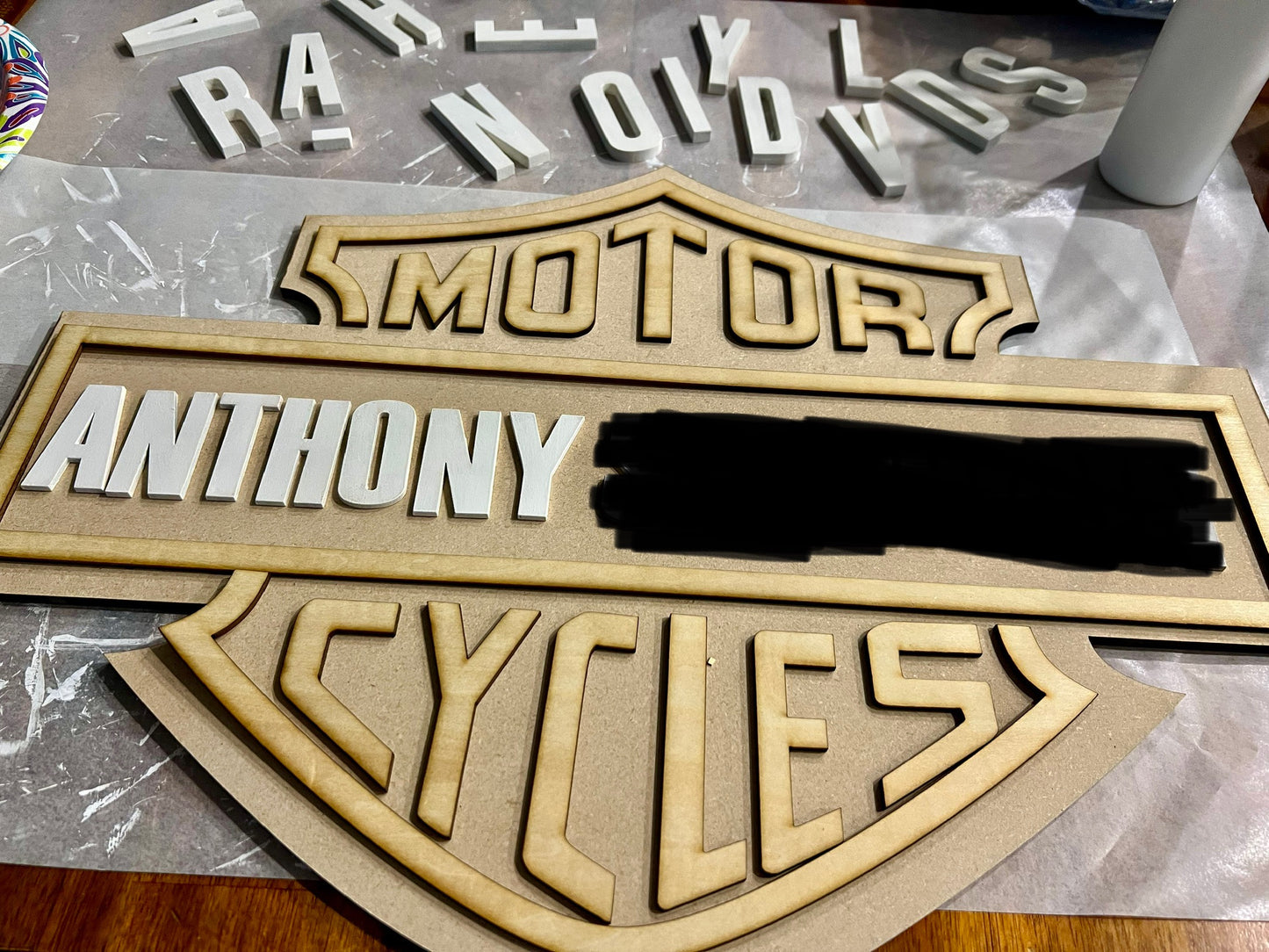 Custom Wood Artwork - Ant01