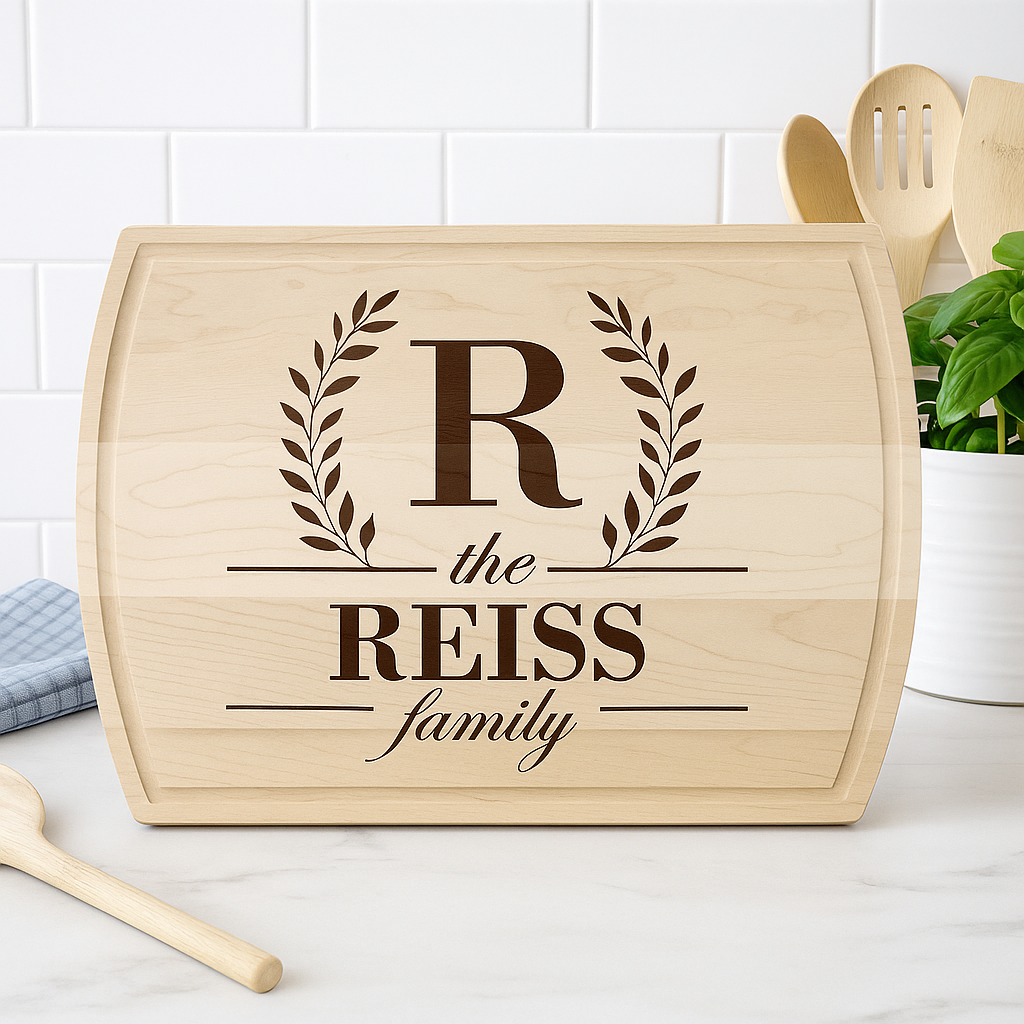 Large Cutting Board with Juice Groove