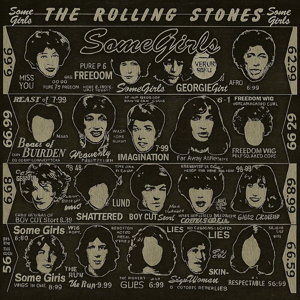 Square Slate Coaster "Pop Culture"