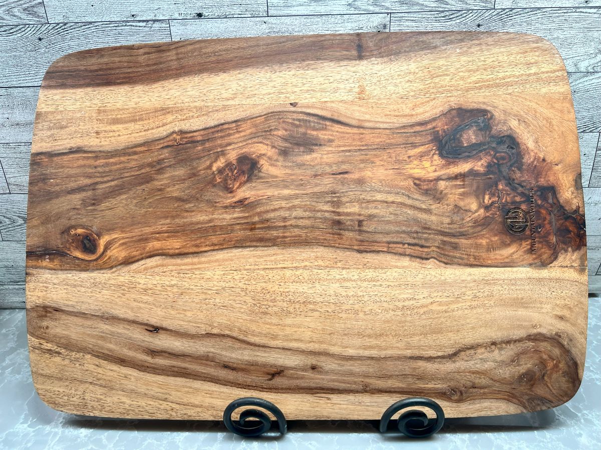 Acacia Wooden Serving Tray - Snacks