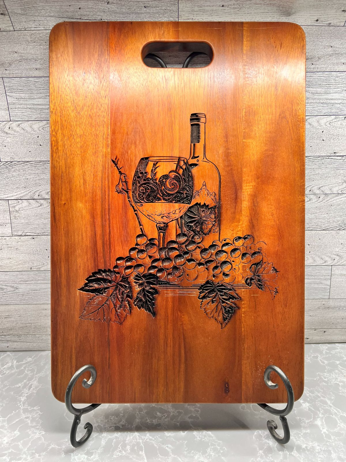 Glass of Wine Cutting board