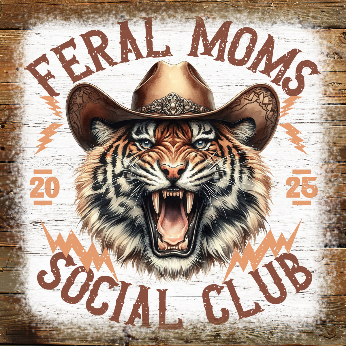 4" Square Ceramic Coaster - Rustic Theme