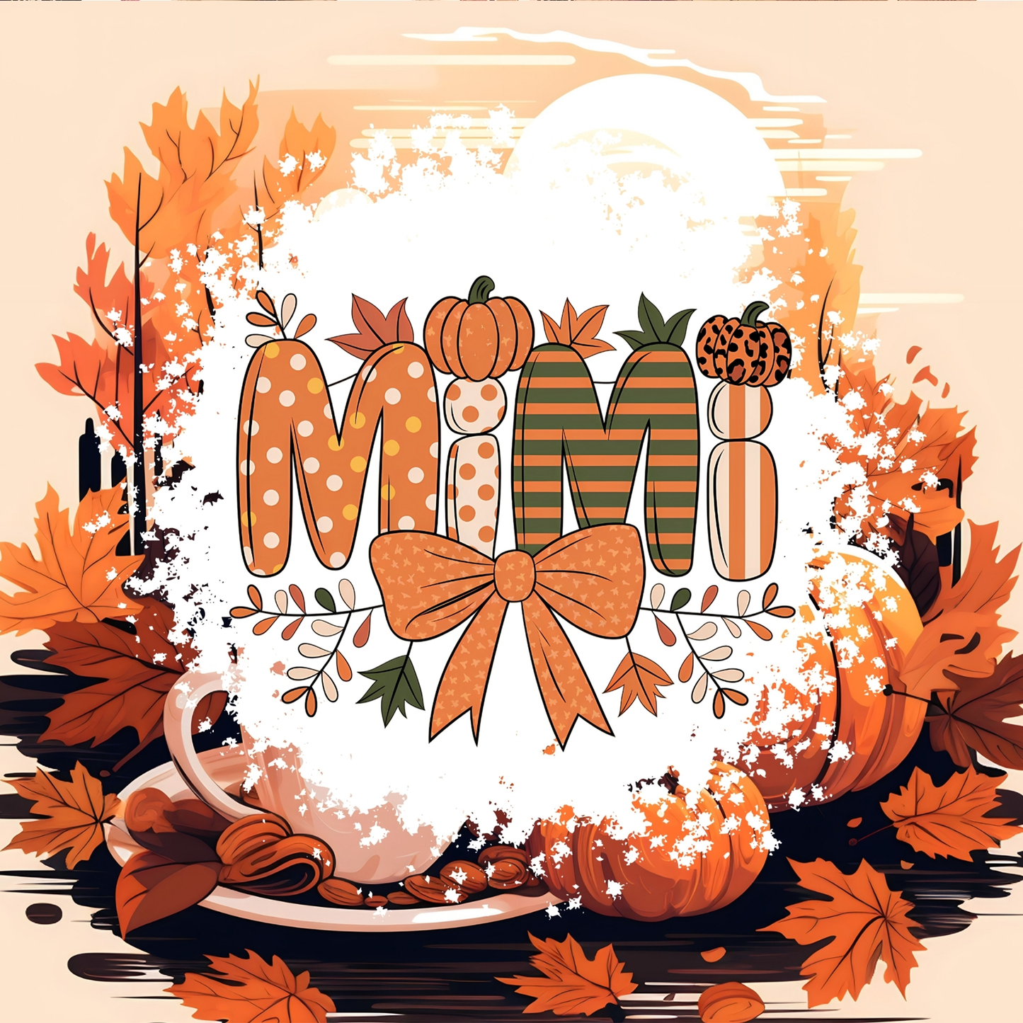 4" Square Ceramic Coaster - Seasonal Theme