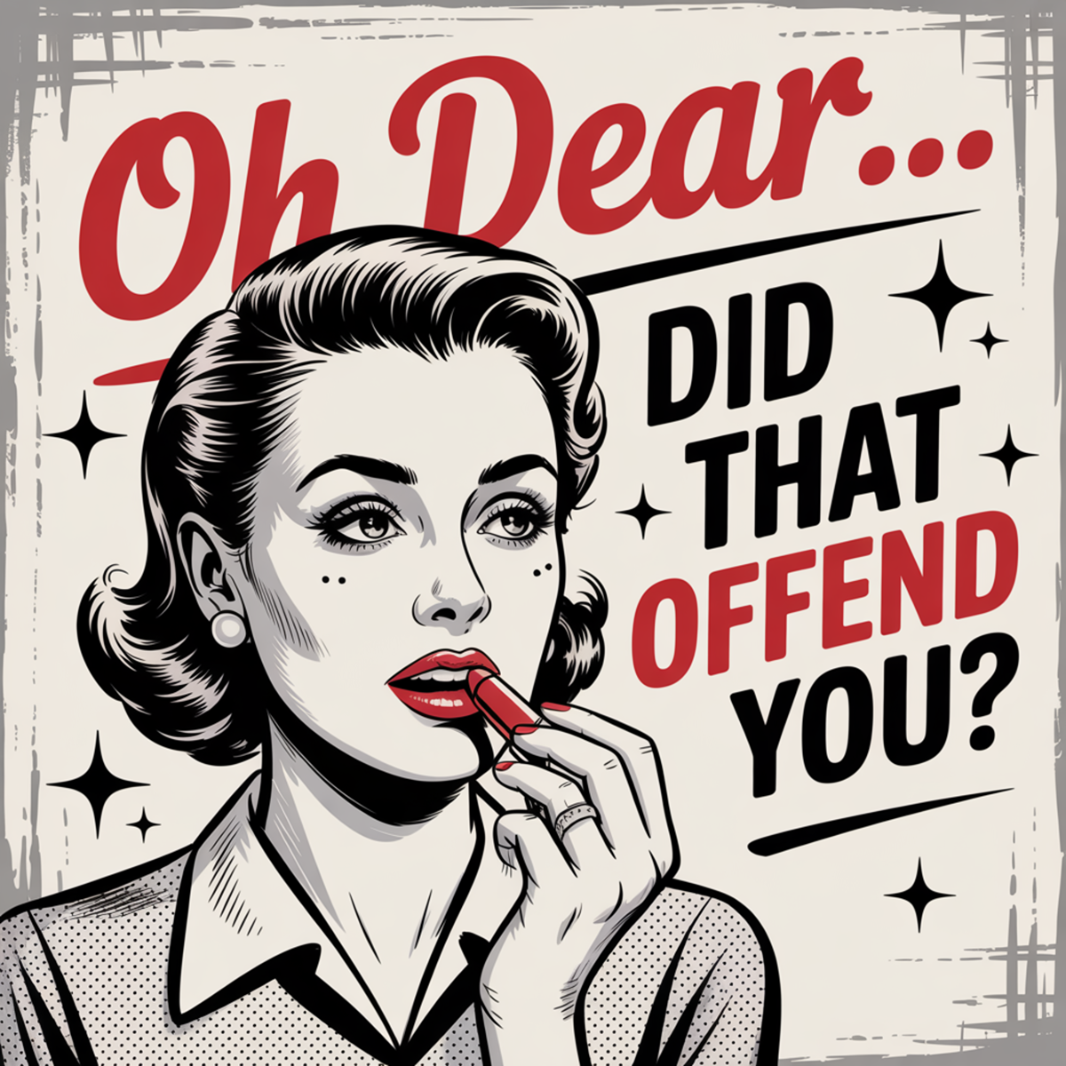 4" Square Ceramic Coaster - Sarcastic Theme