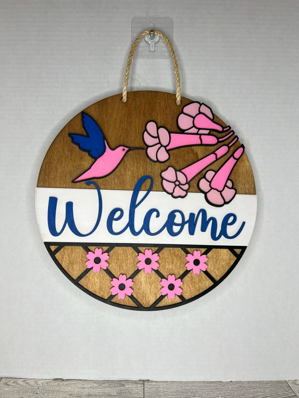 Hummingbird Welcome Door Signs - 1119