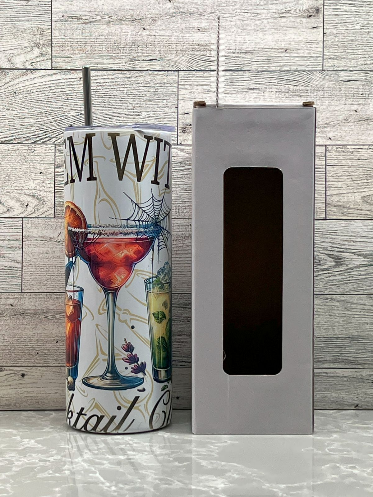 20oz Stainless Steel Tumbler "Salem Cocktail"