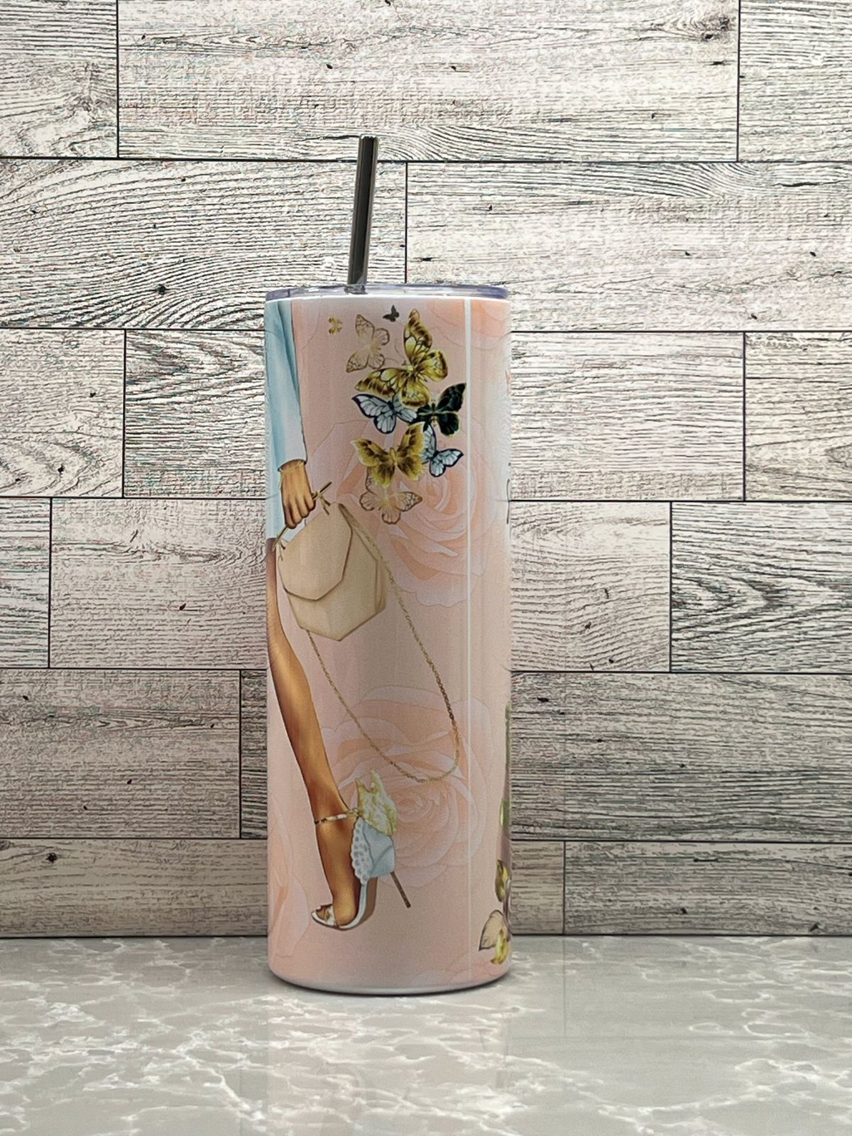 20oz Stainless Steel Tumbler "High Heels"