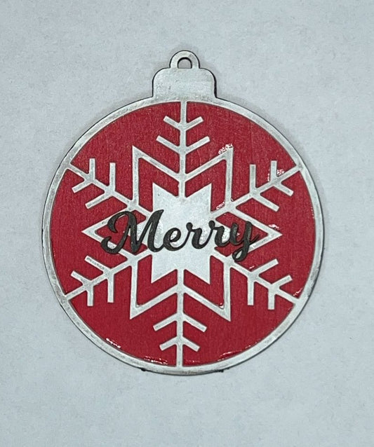 Multilayered Christmas Ornaments -