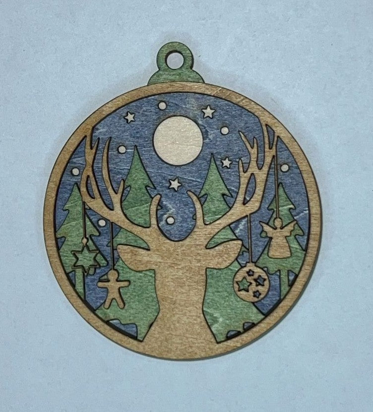 Multilayered Christmas Ornament -1858