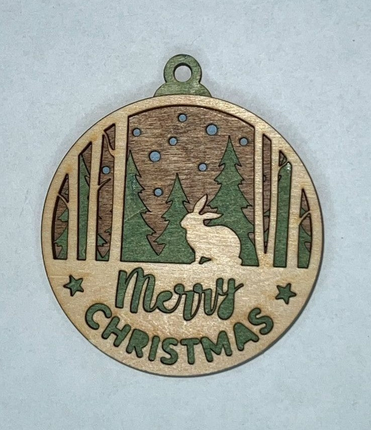 Multilayered Christmas Ornament -1894