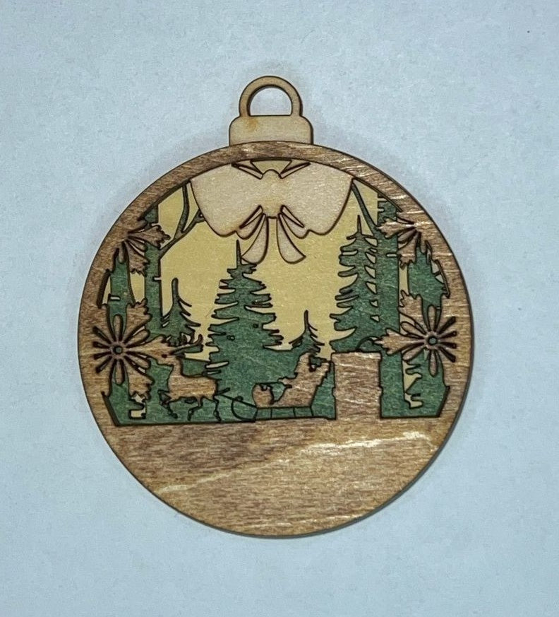 Multilayered Christmas Ornament -1895