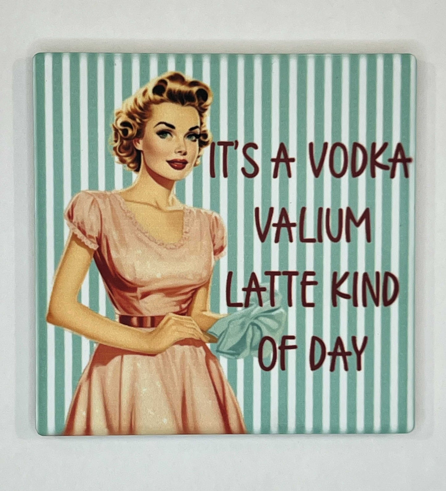 4" Square Ceramic Coaster - Sarcastic Theme