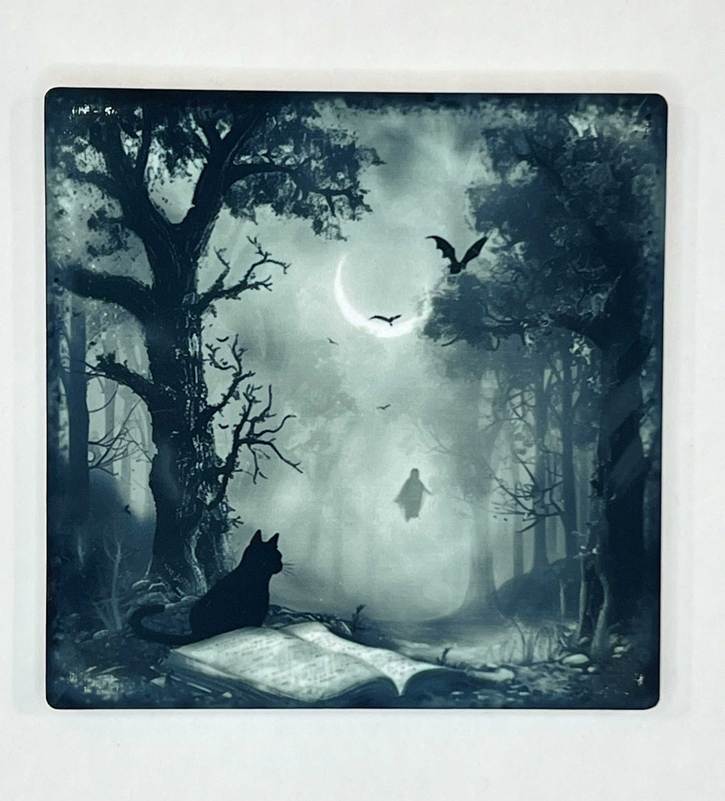 4" Square Ceramic Coaster - Holiday Theme