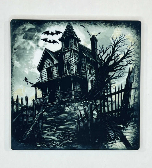 4" Square Ceramic Coaster - Holiday Theme