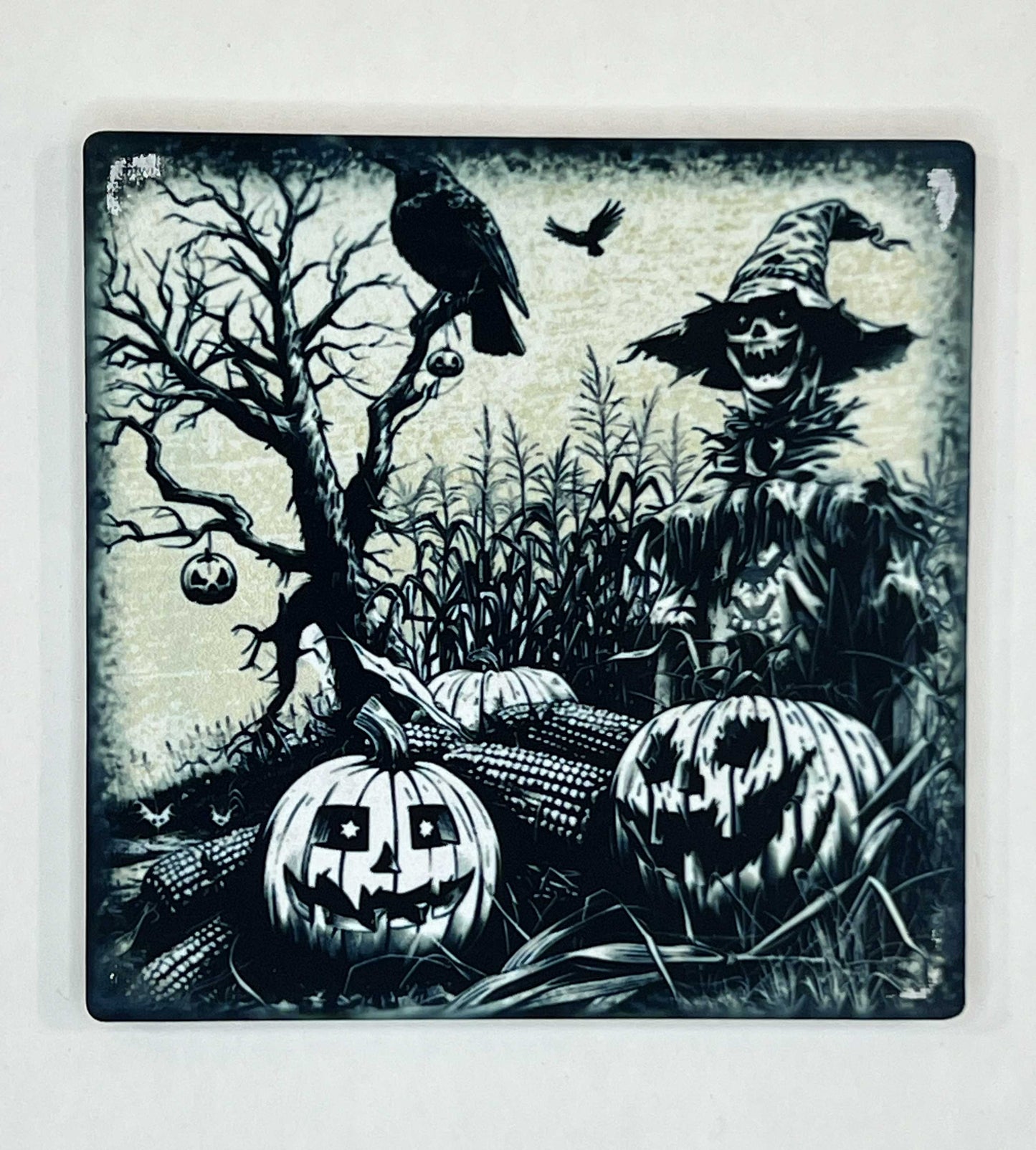 4" Square Ceramic Coaster - Holiday Theme