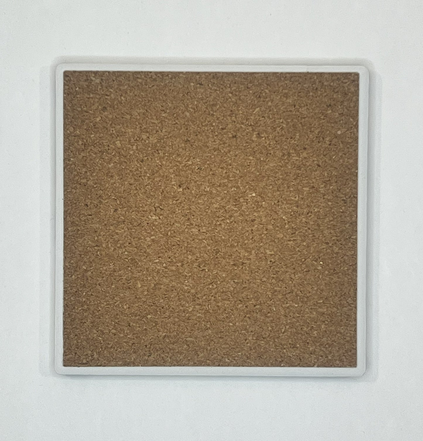 4" Square Ceramic Coaster - Rustic Theme