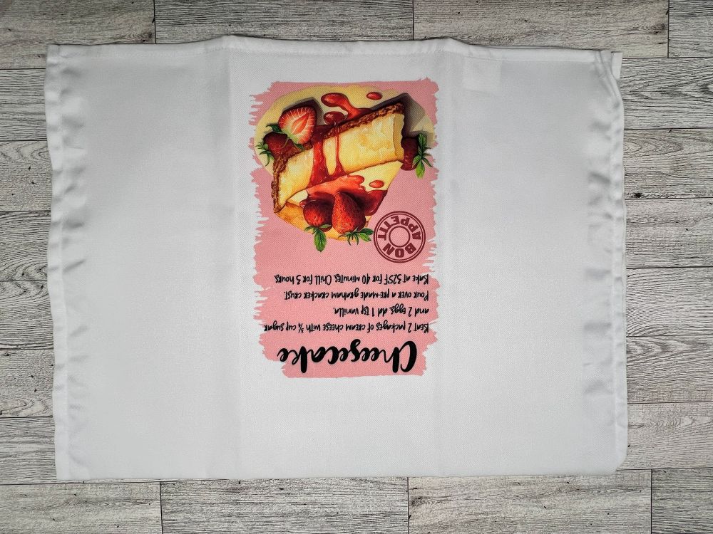Tea Towel "Cheesecake Recipe"