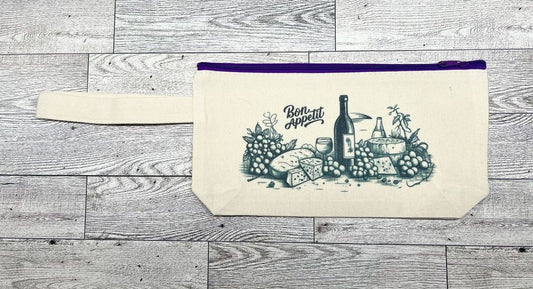 Bon Appetit Canvas Handbag