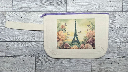 Eiffel Tower Canvas Handbag