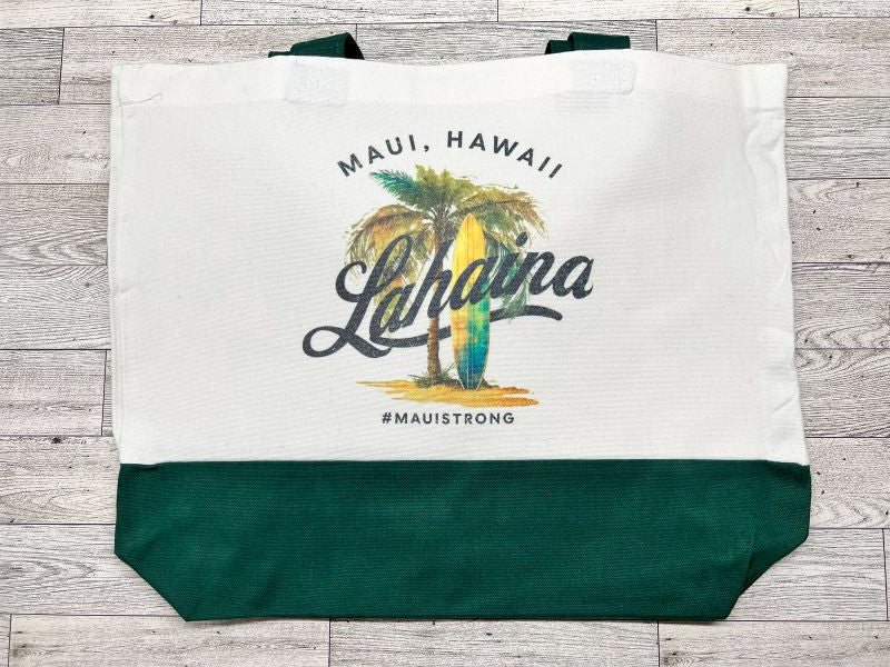 Canvas Tote "Maui Hawaii Lahaina"