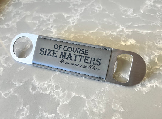 Leatherette Bottle Opener - Flint