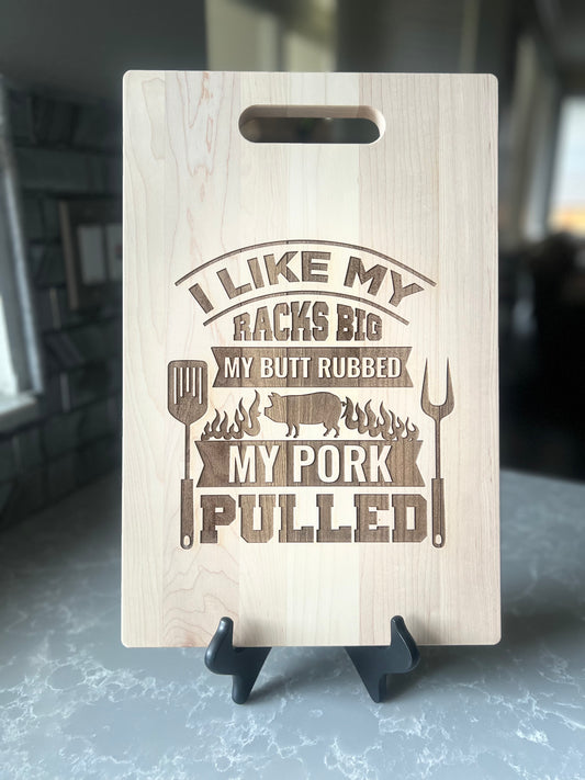 Large Cutout Handle Cutting Board