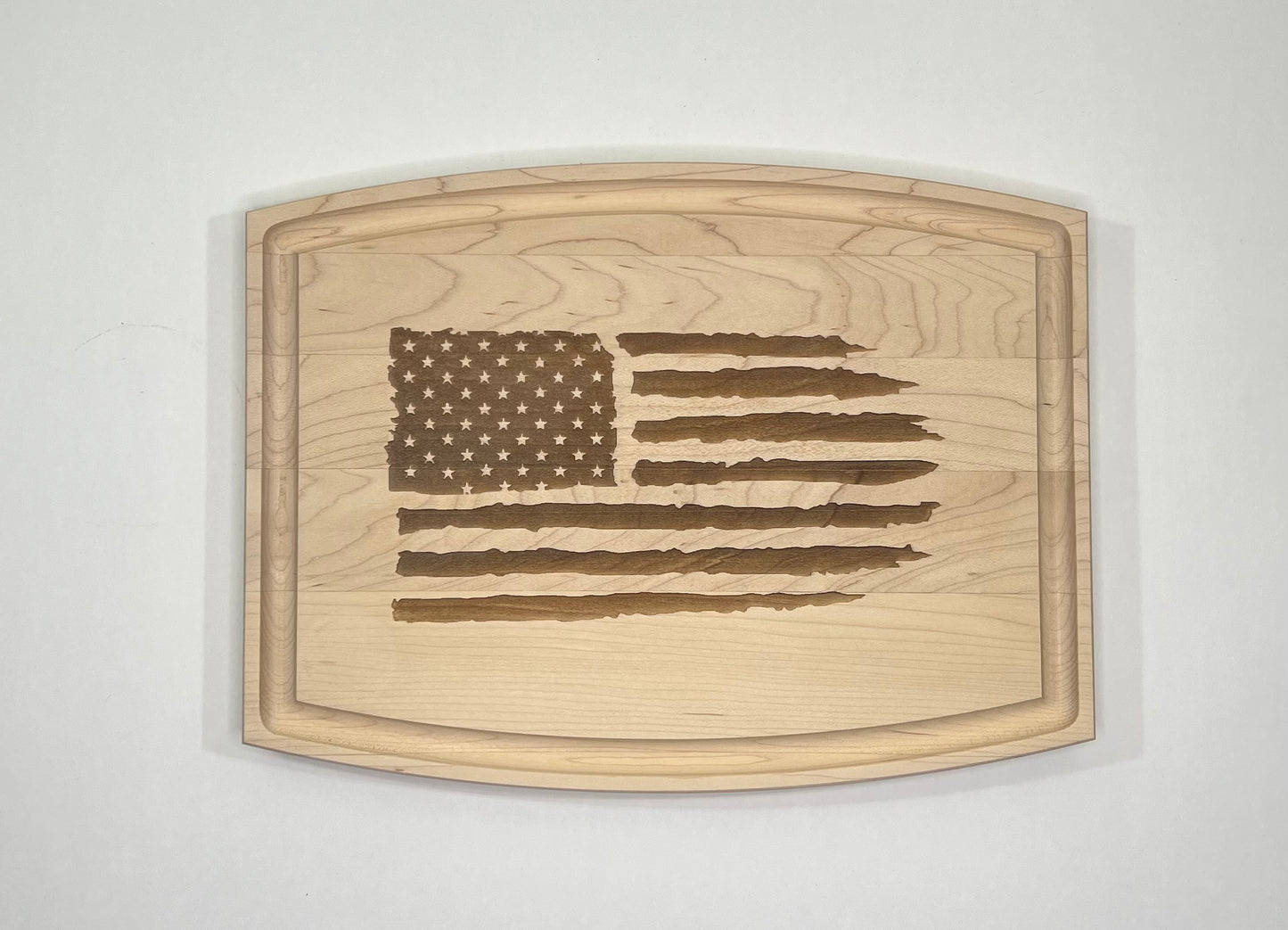 Arched Cutting Board with Juice Groove