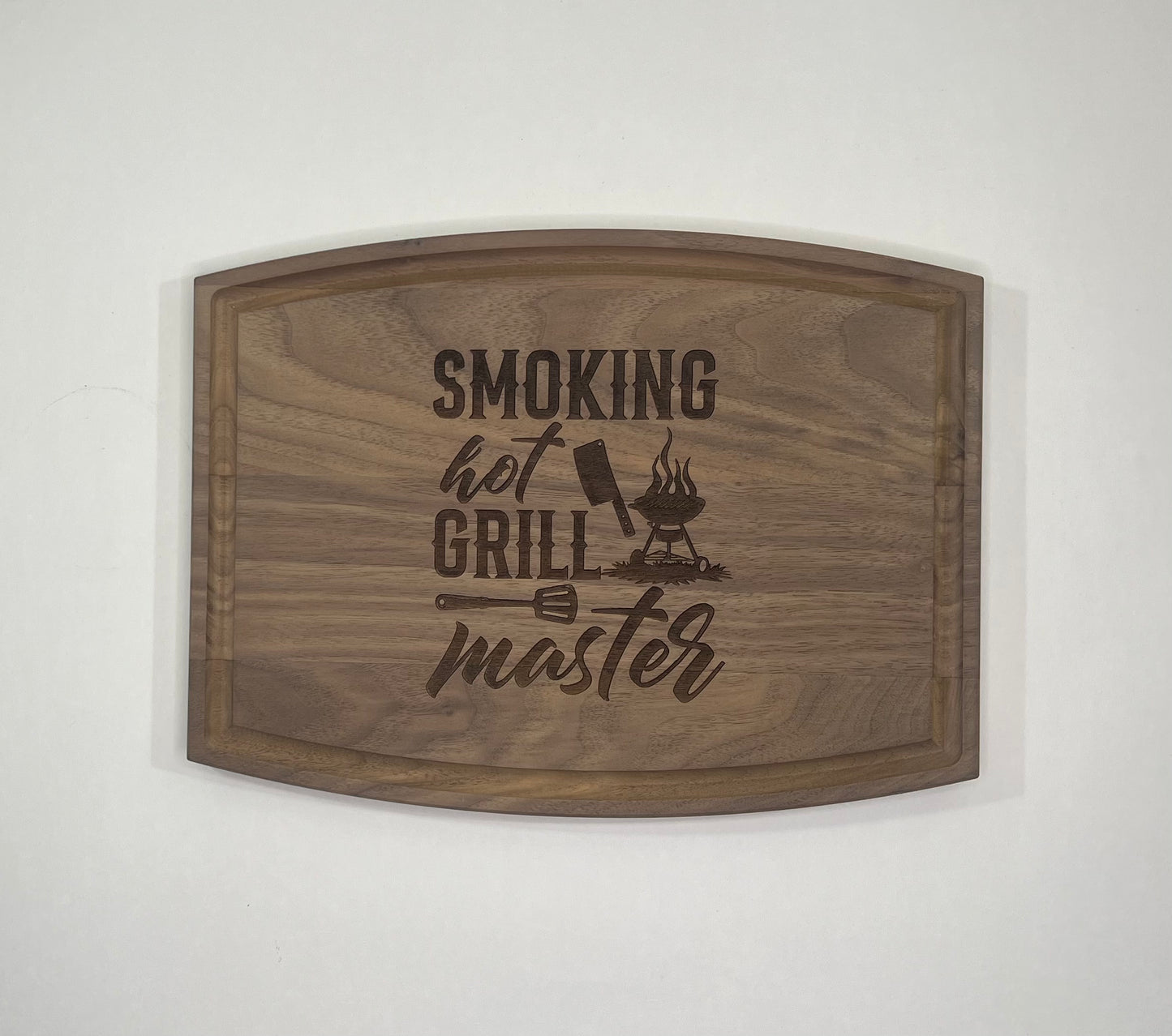 Arched Cutting Board with Juice Groove