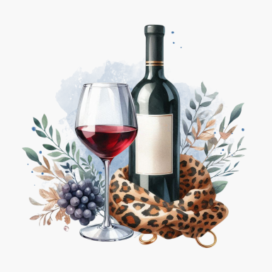4" Square Ceramic Coaster - Drink Theme