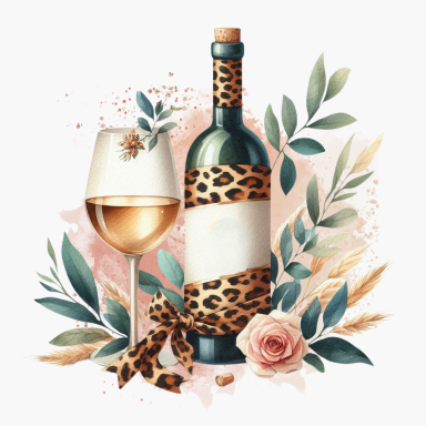 4" Square Ceramic Coaster - Drink Theme