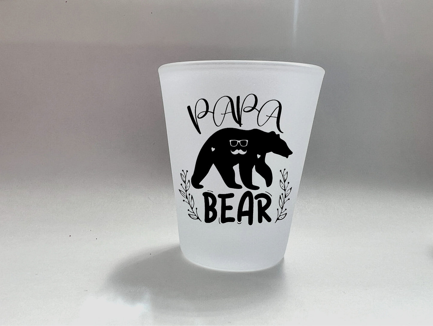 1.5oz Shot Glass - Papa Bear01