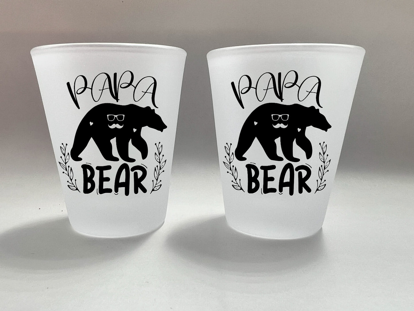 1.5oz Shot Glass - Papa Bear01